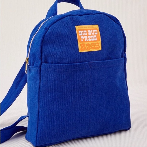 Big Bud Press Handbags - NEW Big Bud Press Mini Backpack, Royal Blue — sealed